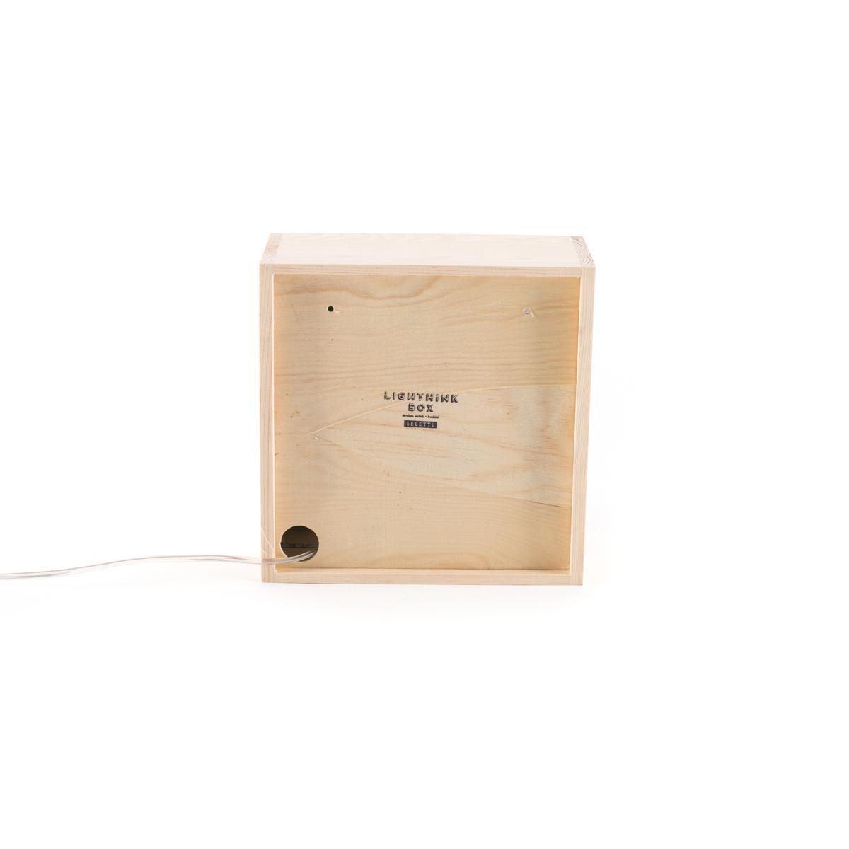 LED wooden table lamp | Soul Food by Seletti