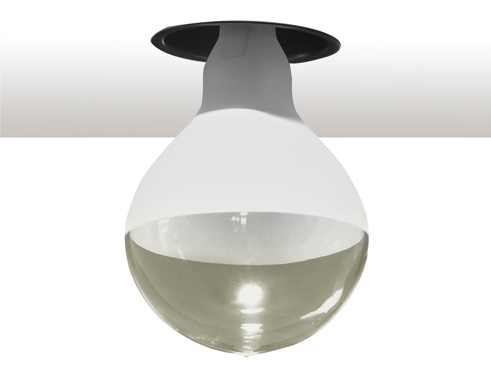 LED satin glass ceiling lamp | Makeup by Karman