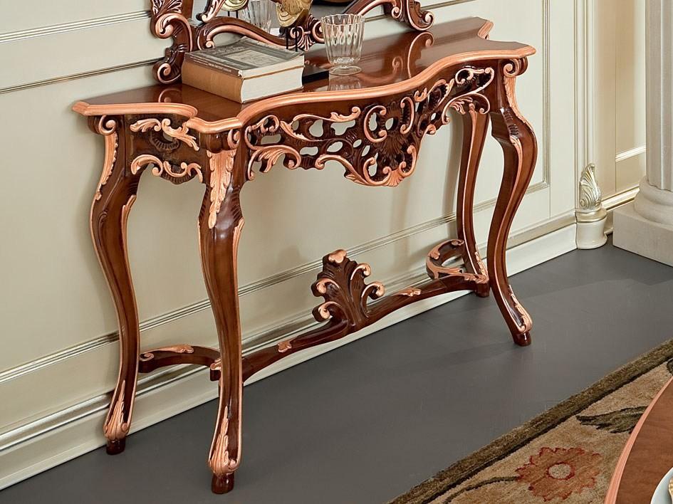 Classic style rectangular wooden console table | 13639 by Modenese Gastone