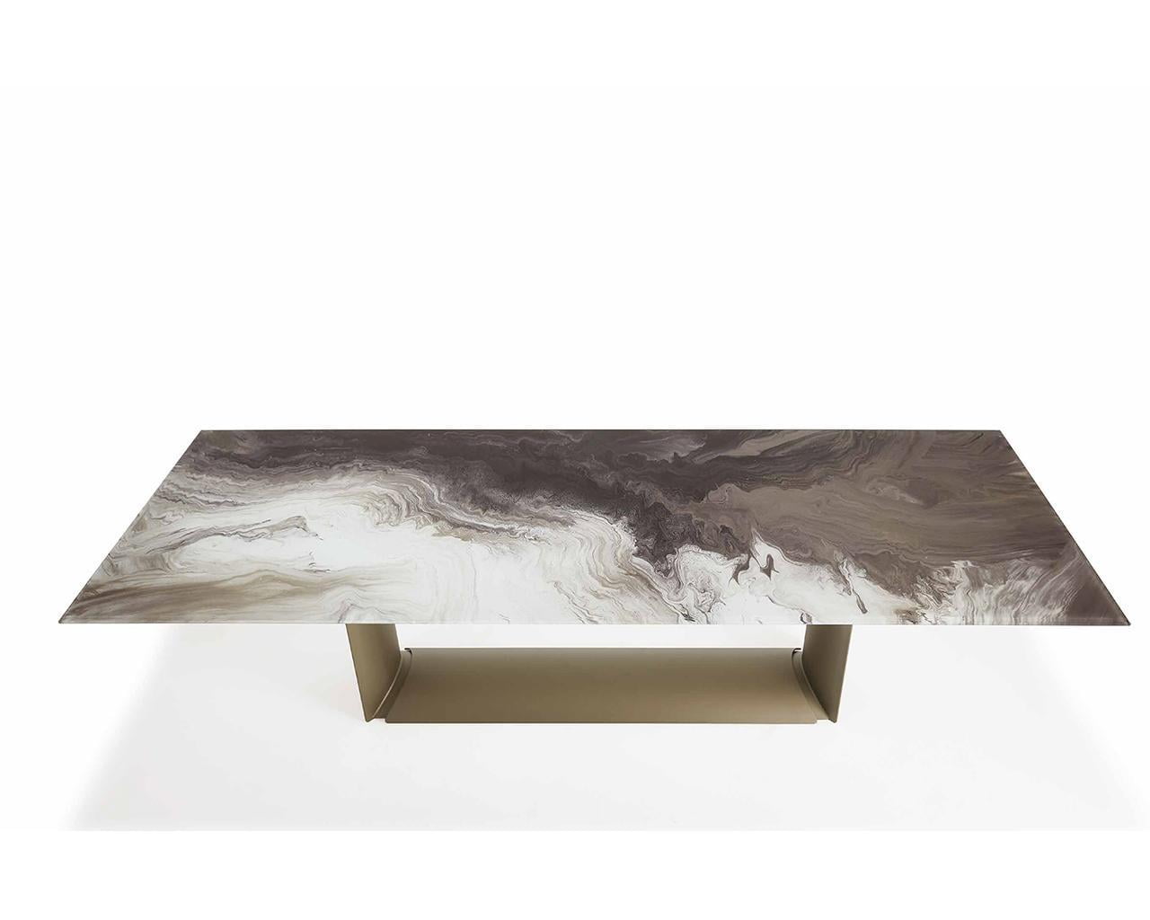 Oval metal table | Dragon by Cattelan Italia