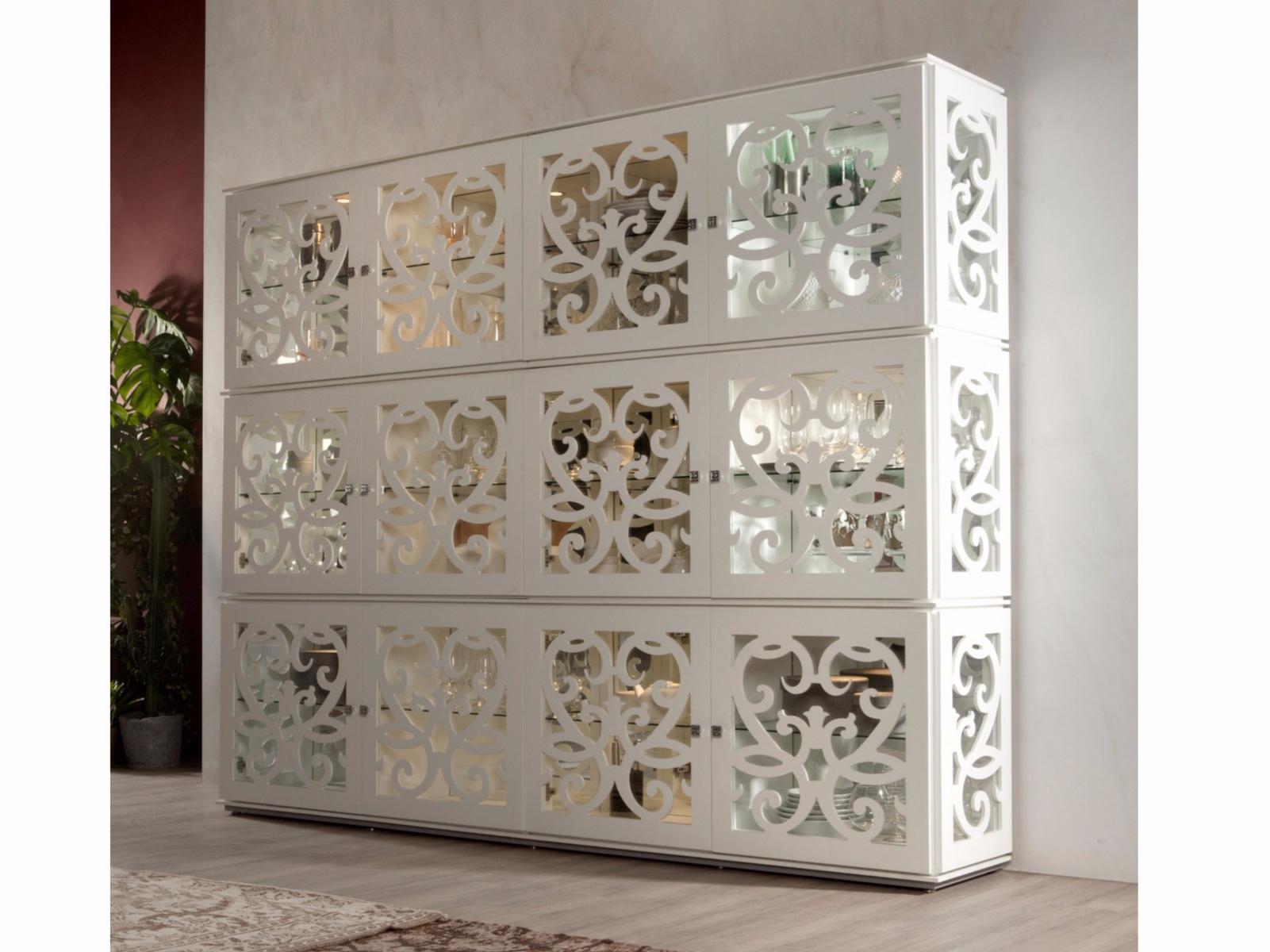 Wood and glass highboard | Paris by Tonin Casa