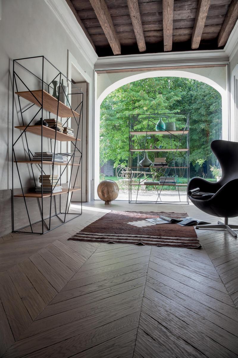 Open double-sided divider bookcase | Naviglio by Tonin Casa
