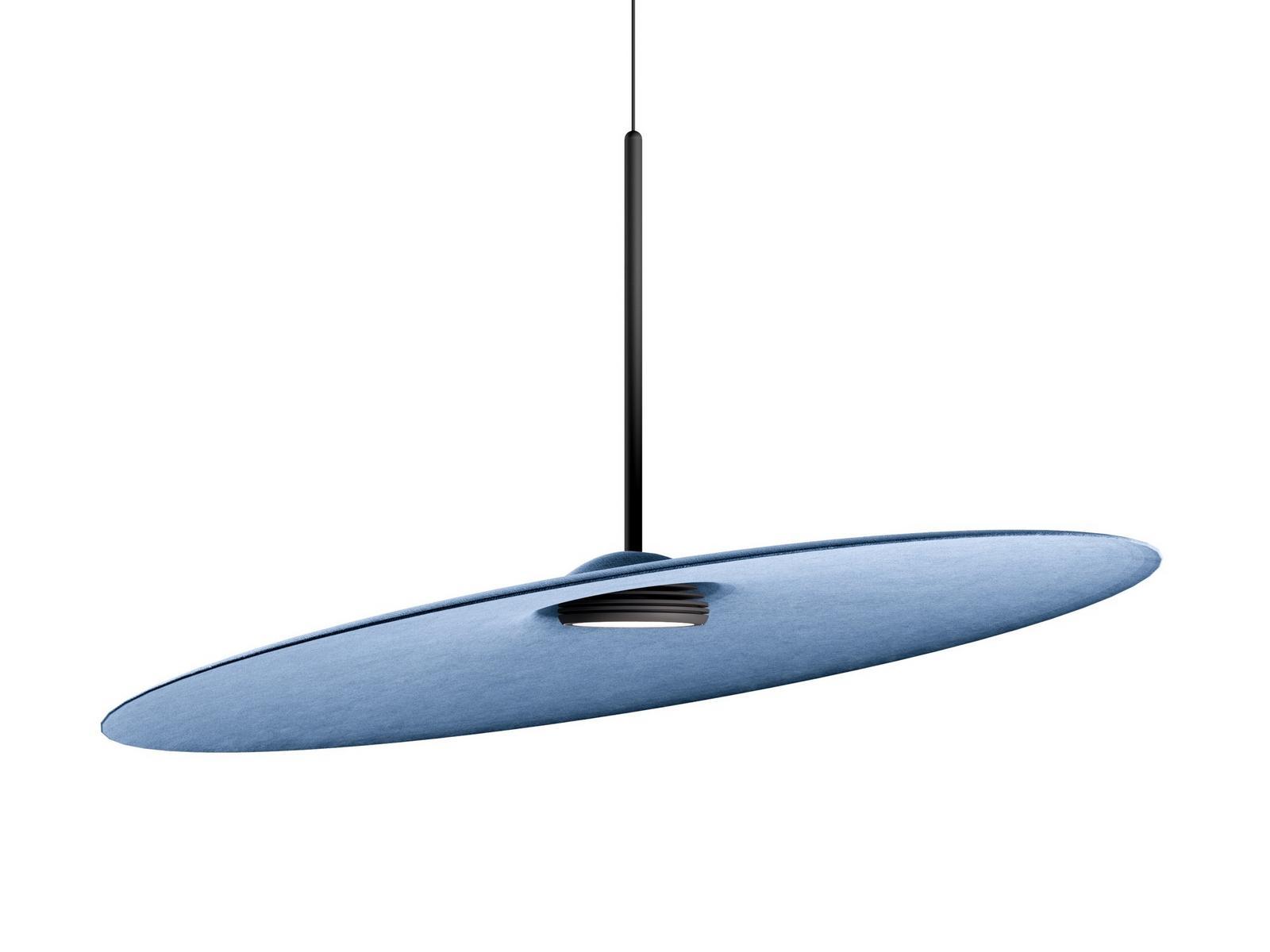 LED acoustic recycled PET pendant lamp | Acustica by Fabbian
