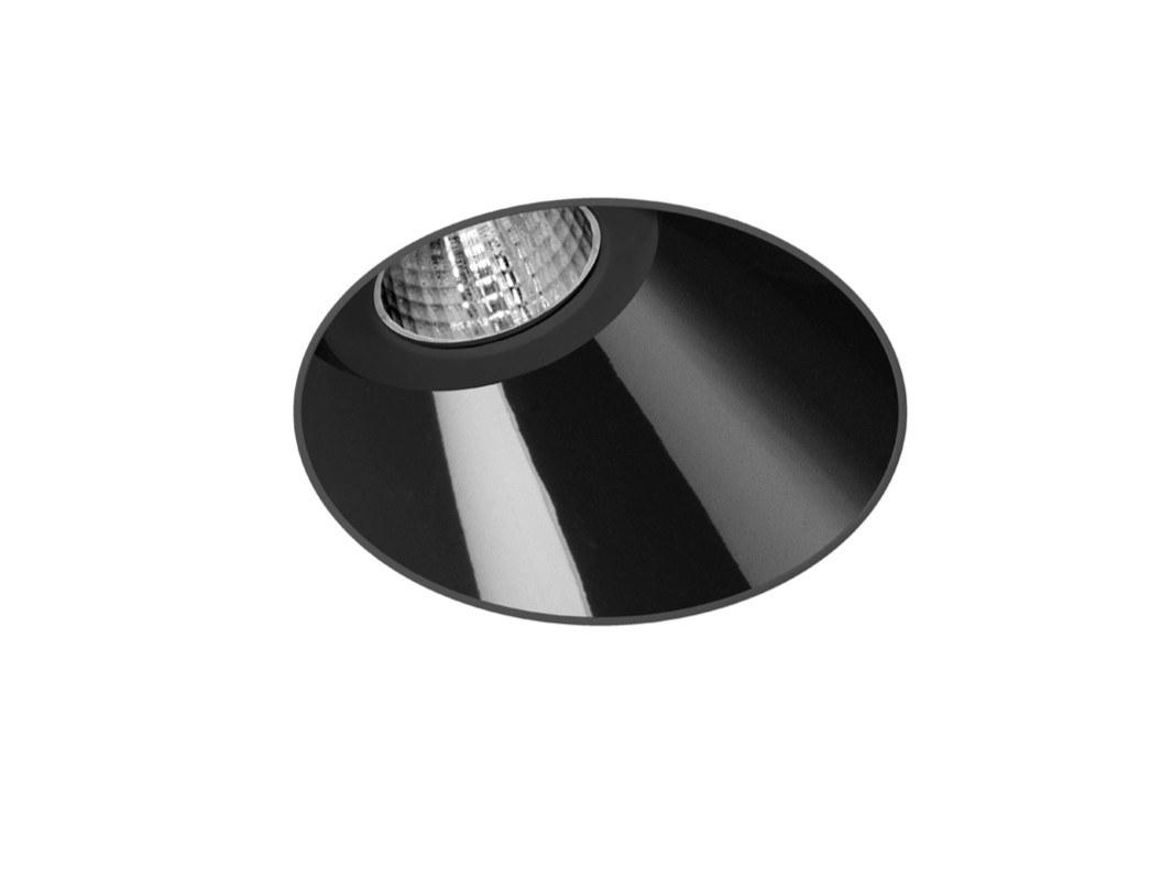 LED round recessed aluminium spotlight | Shot Light M Asymmetric Trimless by Arkoslight