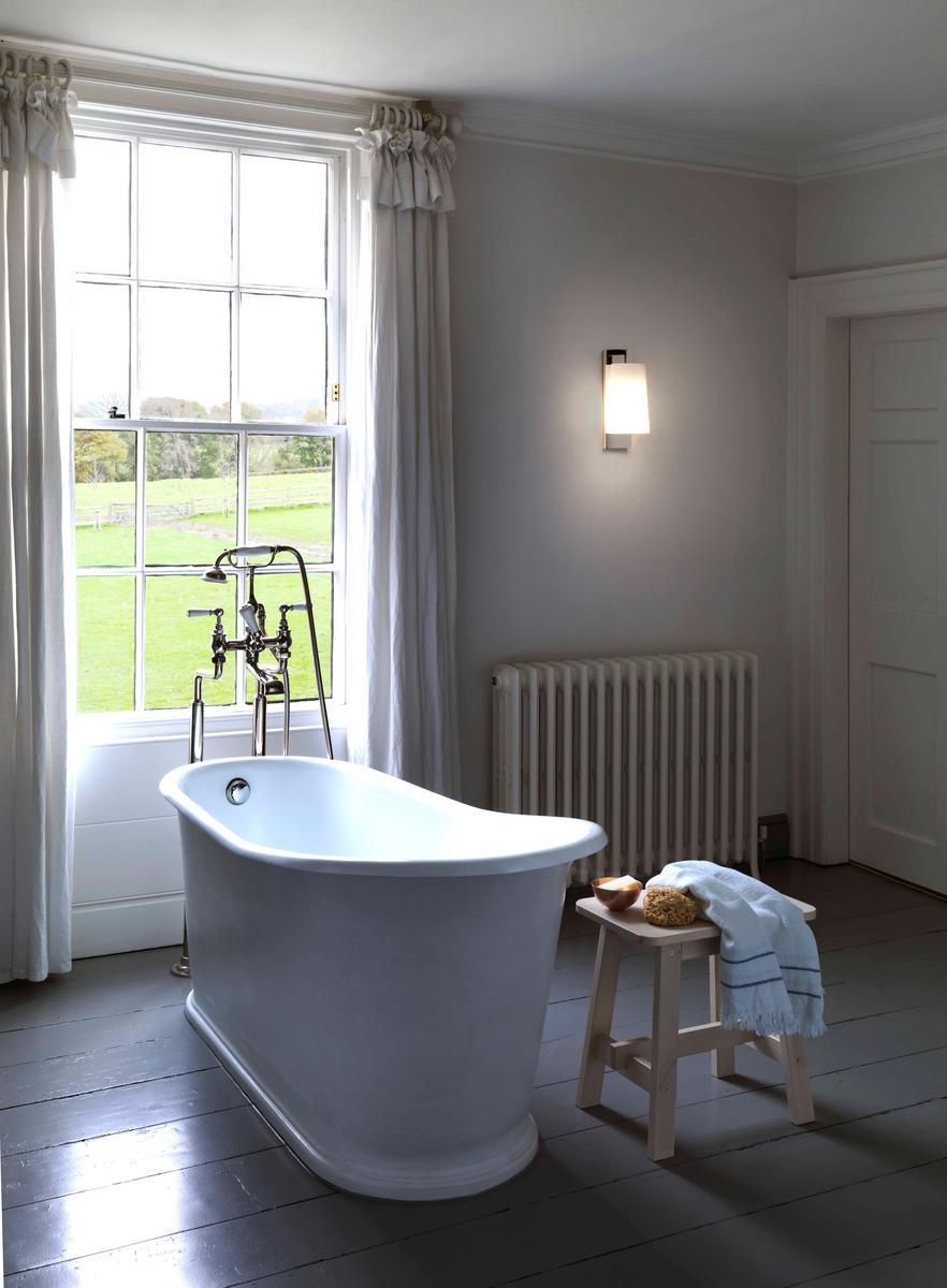 Wall lamp with steel and fabric dimmer | Lago by Astro lighting