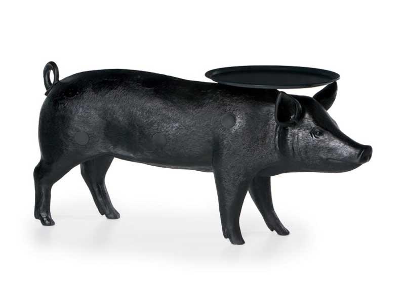 Glass-fibre coffee table for living room | Pig Table by Moooi