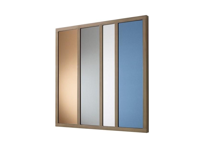 Square framed wall-mounted mirror | Charleston by Volpi