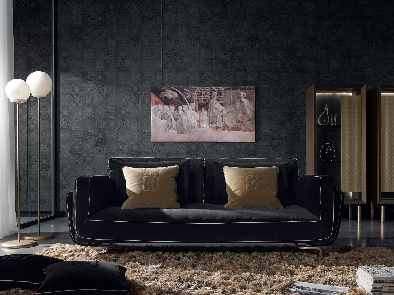 2 seater fabric sofa | Oscar by Grilli