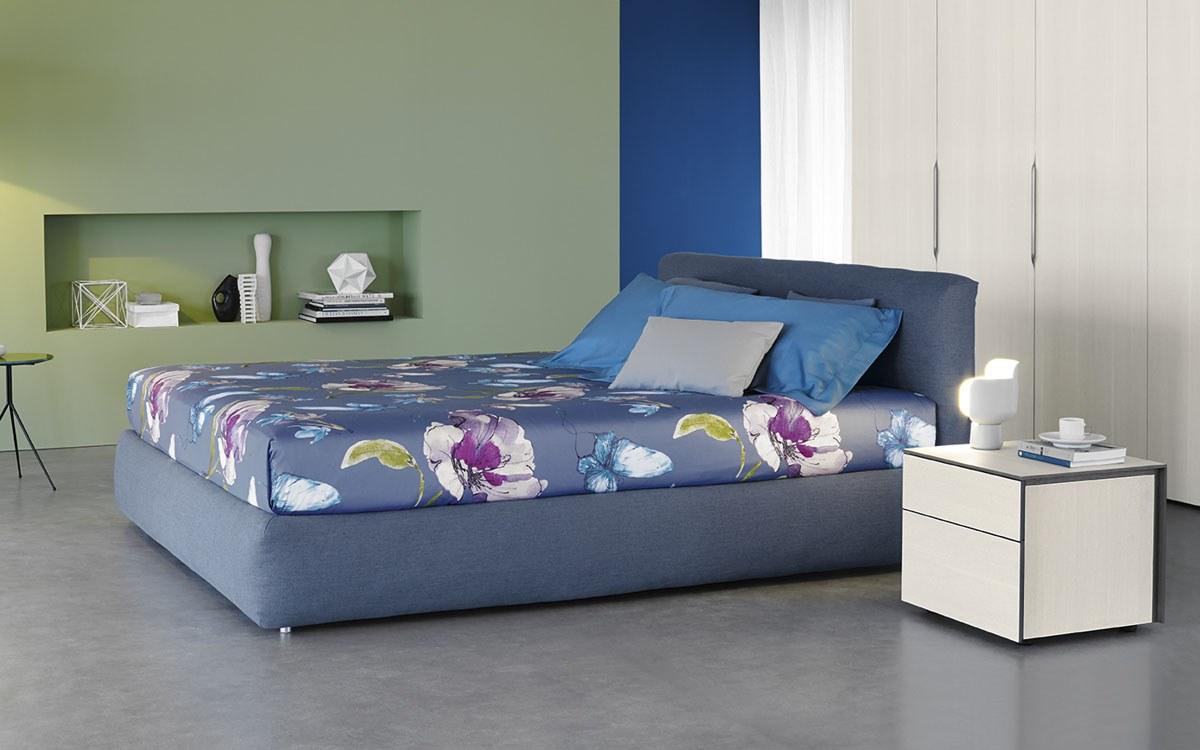 Storage bed | Merkurio by Flou
