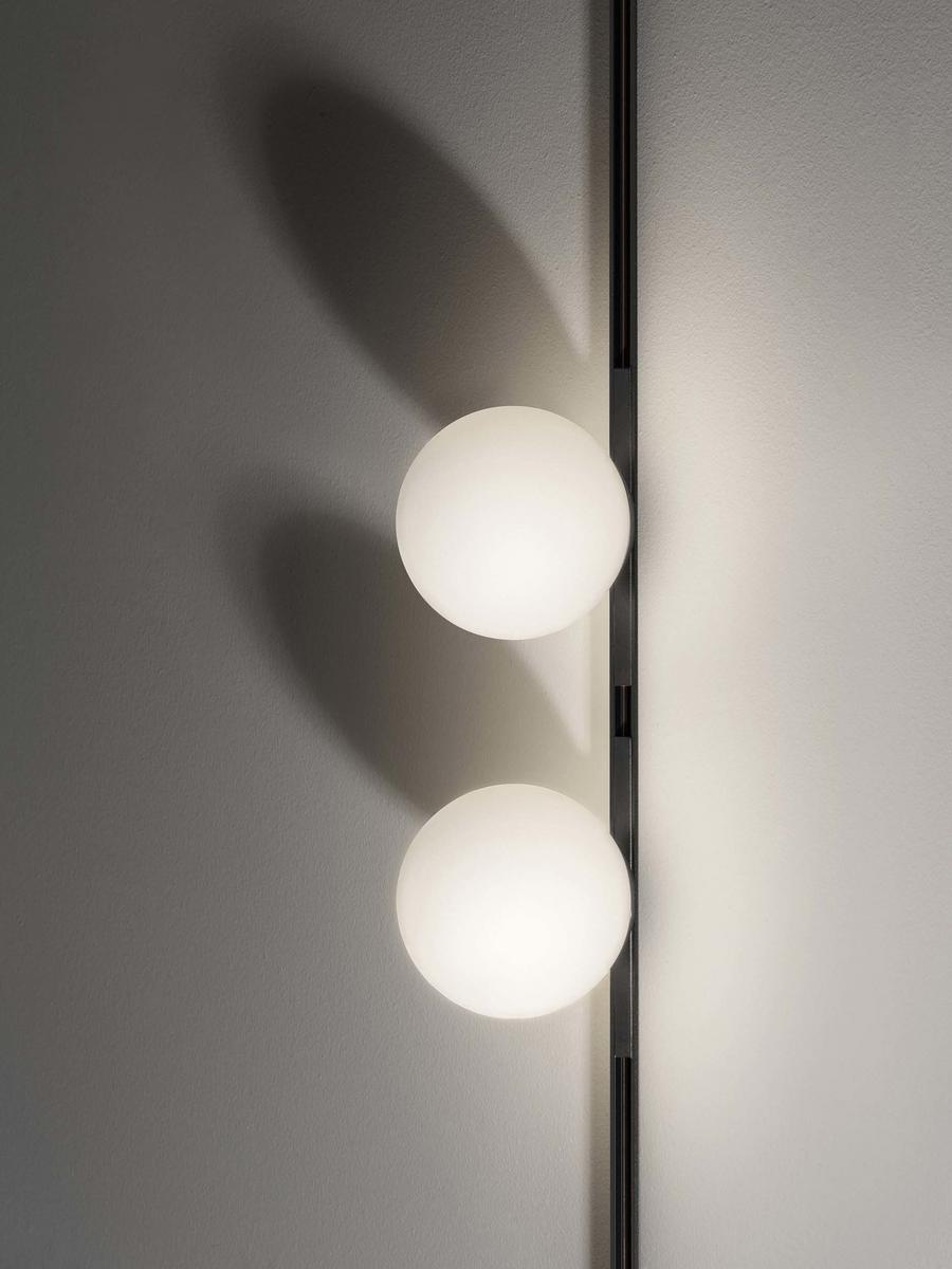 LED metal track-Light | La Pallina Track by Olev