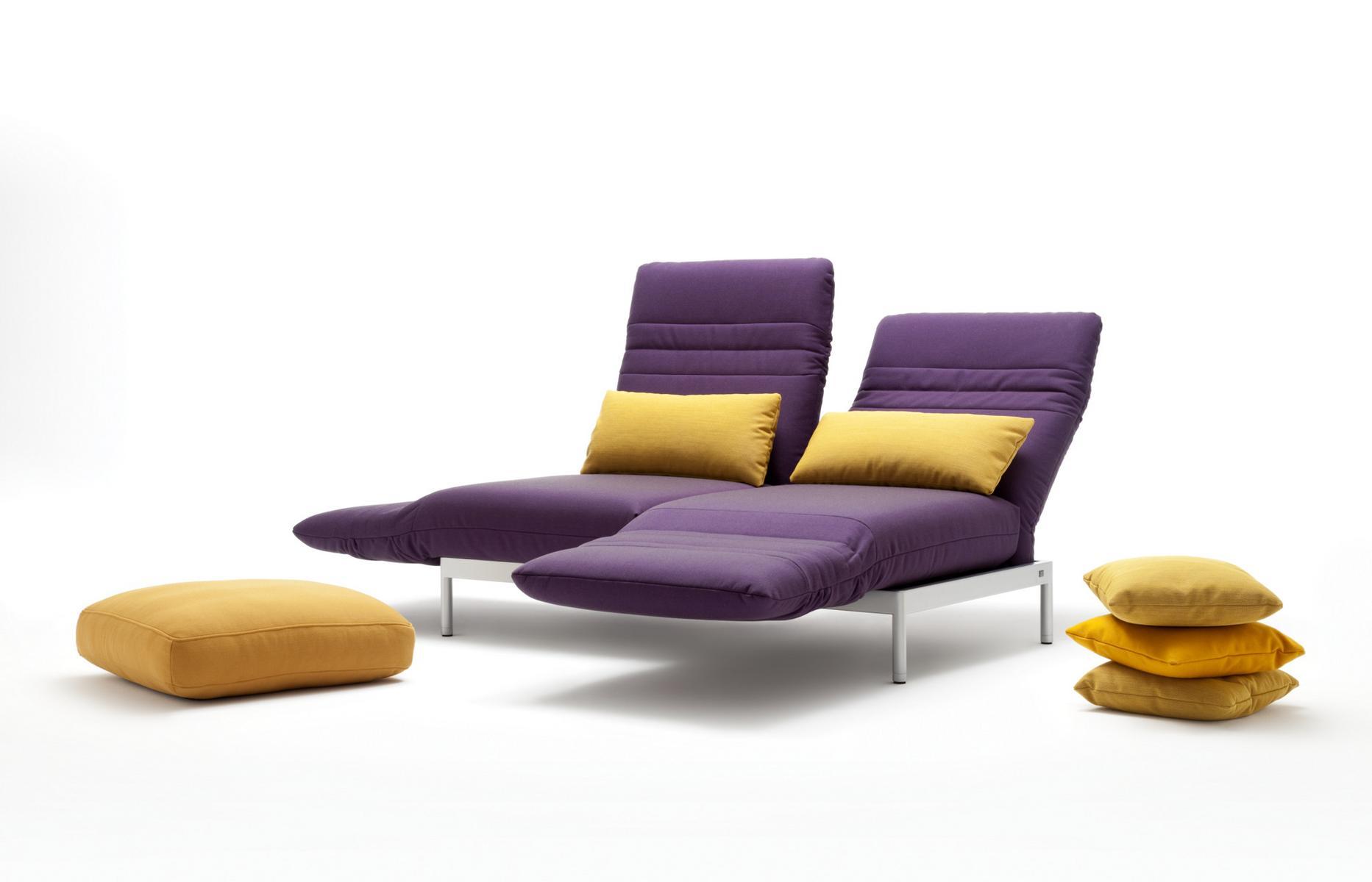 Fabric Chaise longue | 380 Plura by Rolf Benz