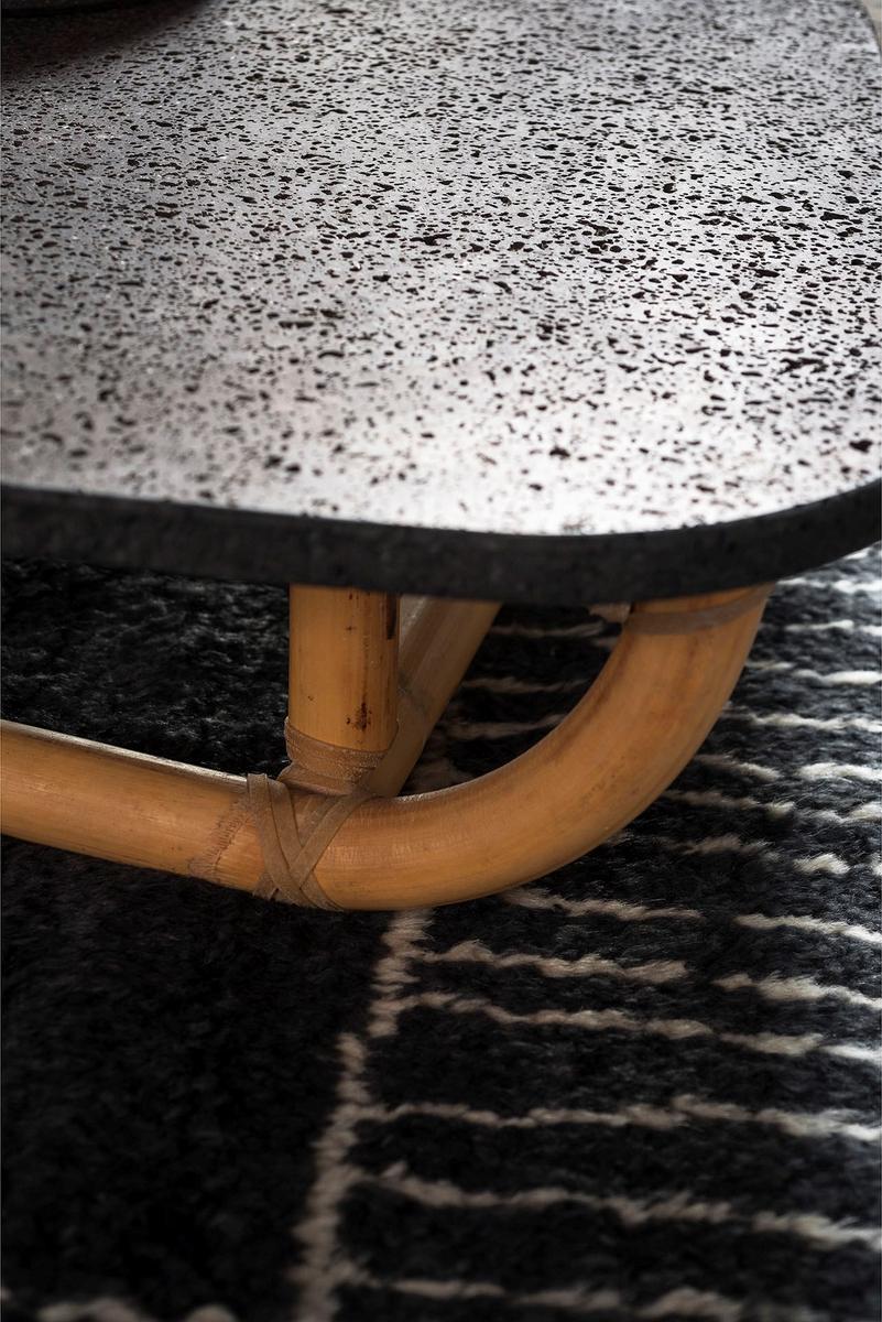 Low rectangular coffee table for living room | Malacca by Baxter