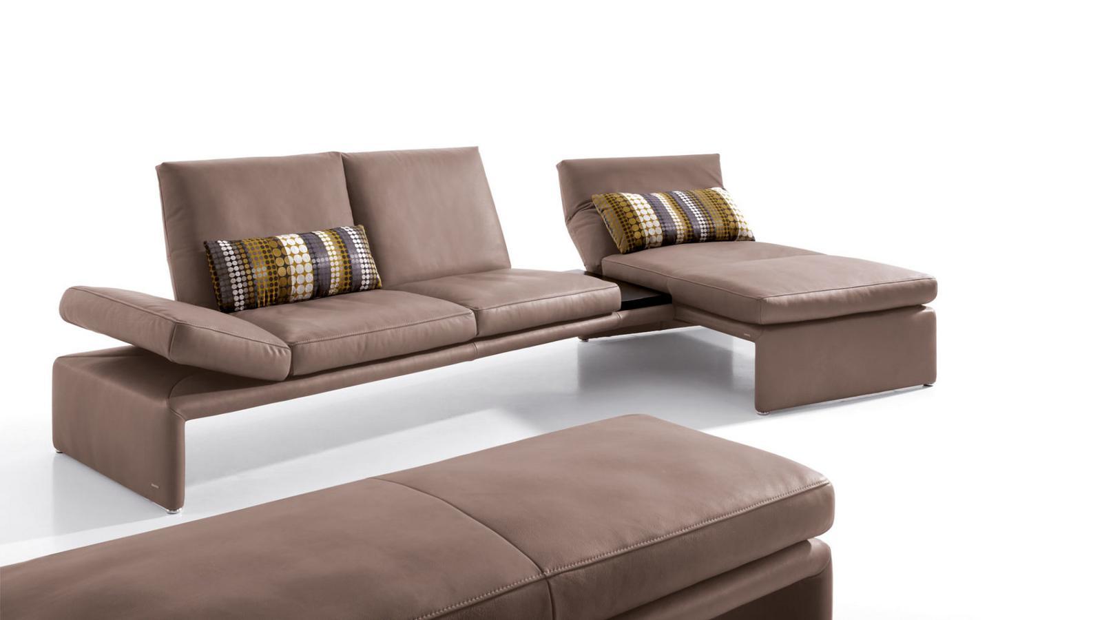 Sectional nabuk sofa | Raoul by Koinor