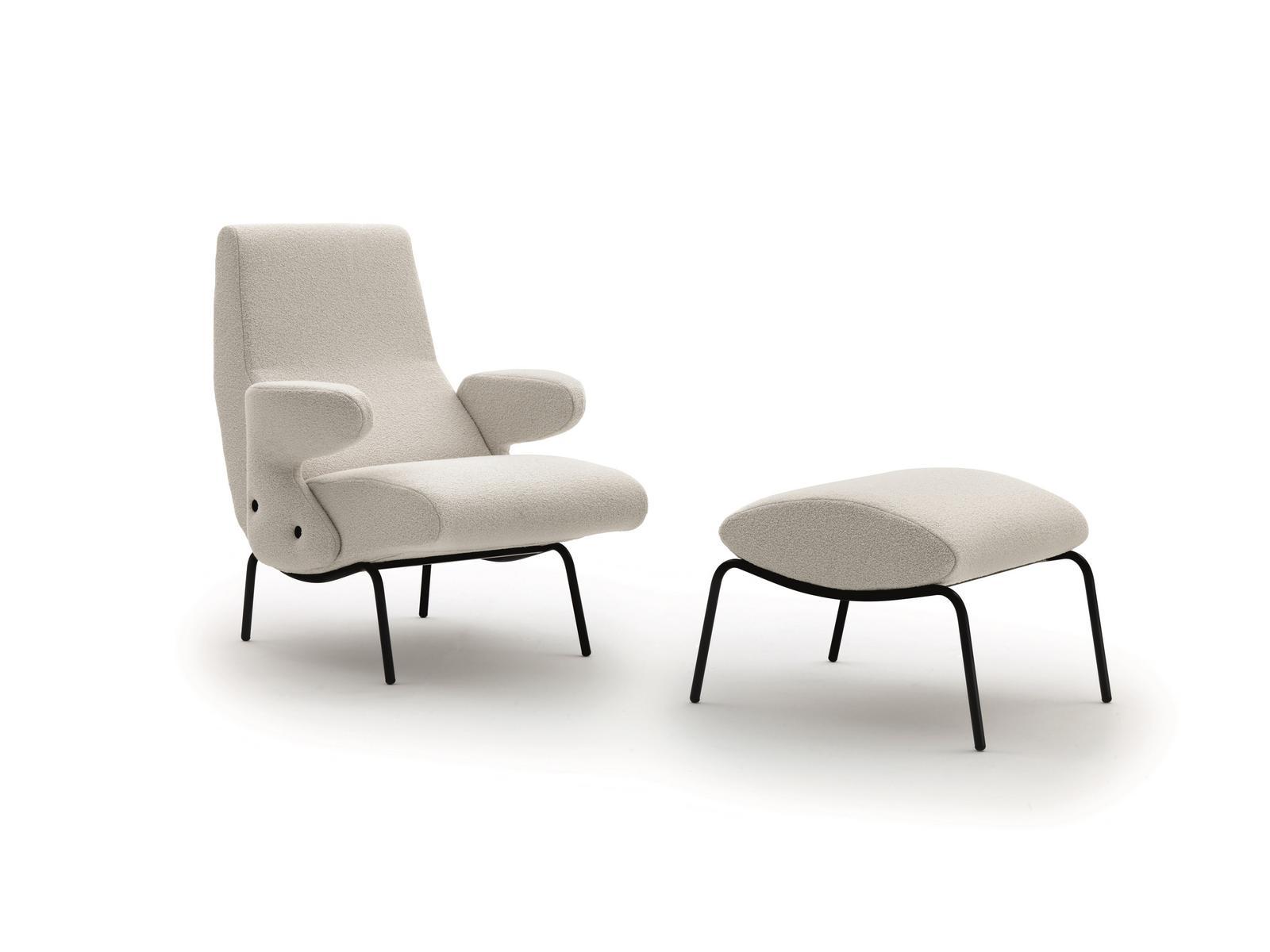 Fabric armchair | Delfino by Arflex