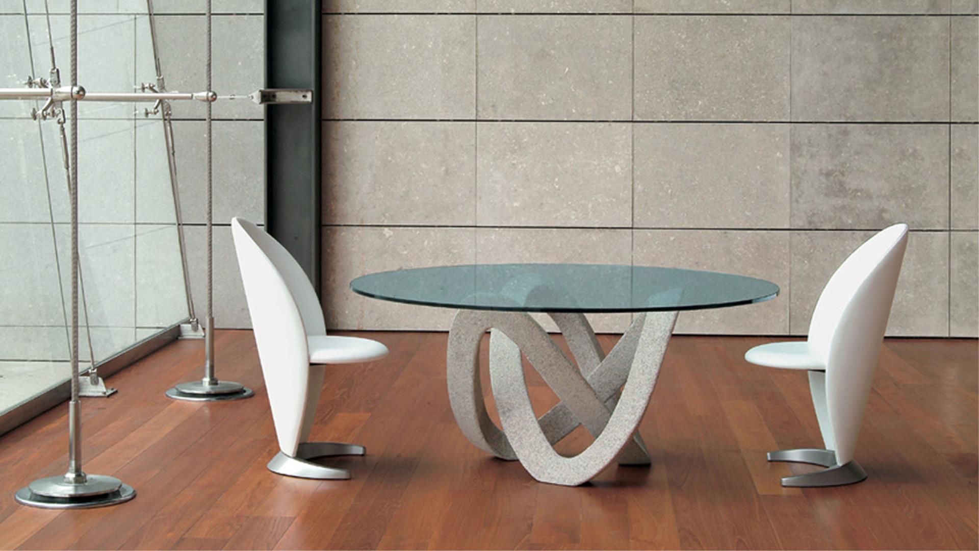 Round dining table | Andromeda by Reflex