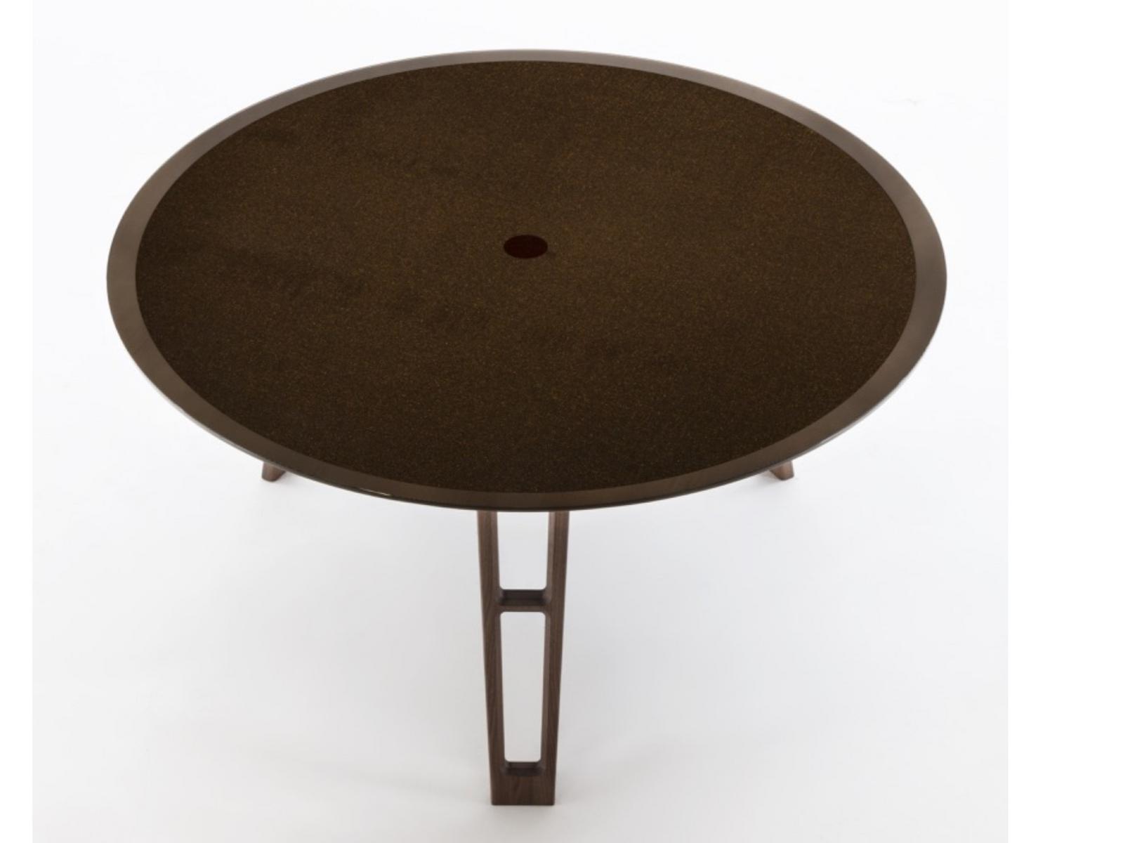 Round wooden dining table | Axel by Frigerio