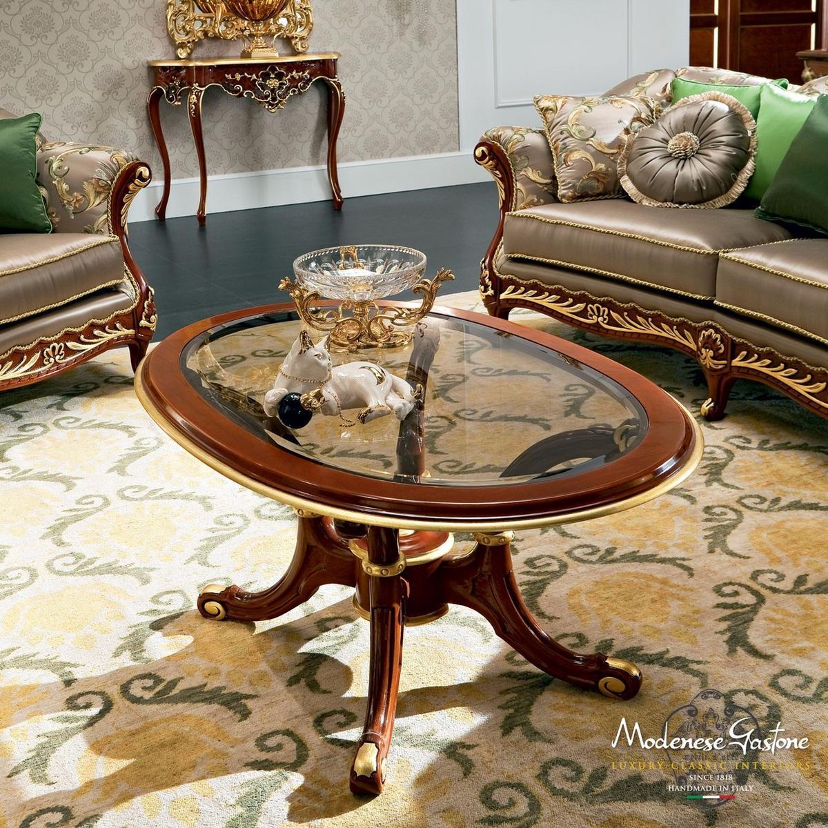 Low oval coffee table for living room | 13654 by Modenese Gastone