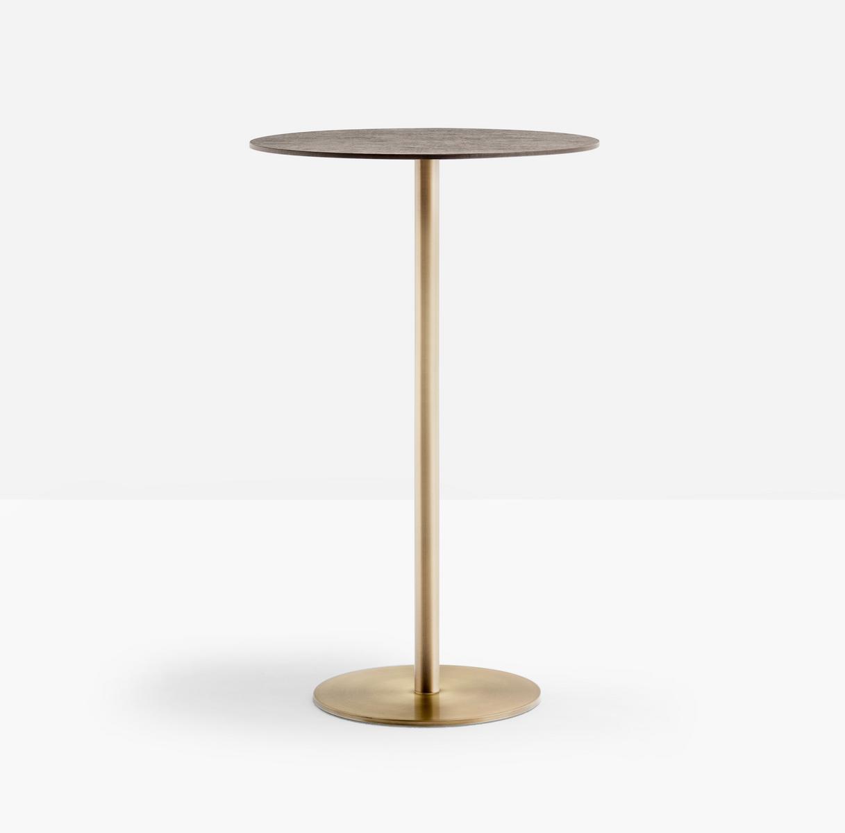 Stainless steel high table | Inox Round 4404 by Pedrali