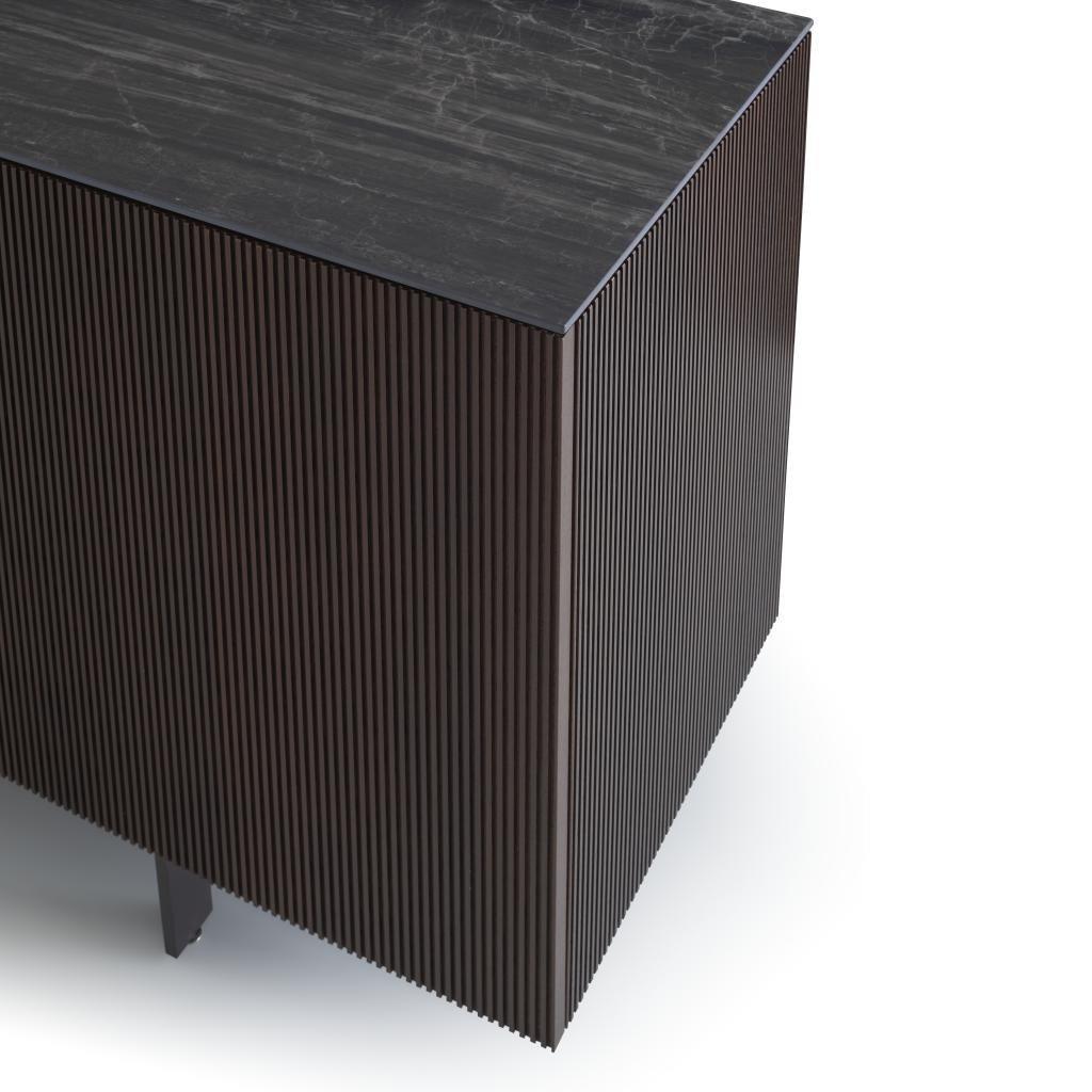 Walnut sideboard with doors | Selvans by Ligne Roset