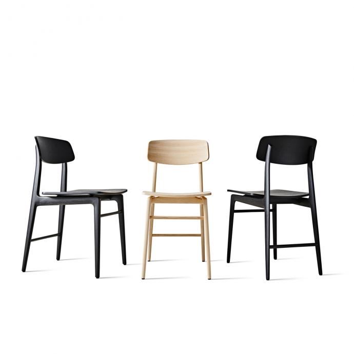 Wooden chair | Woody by Molteni