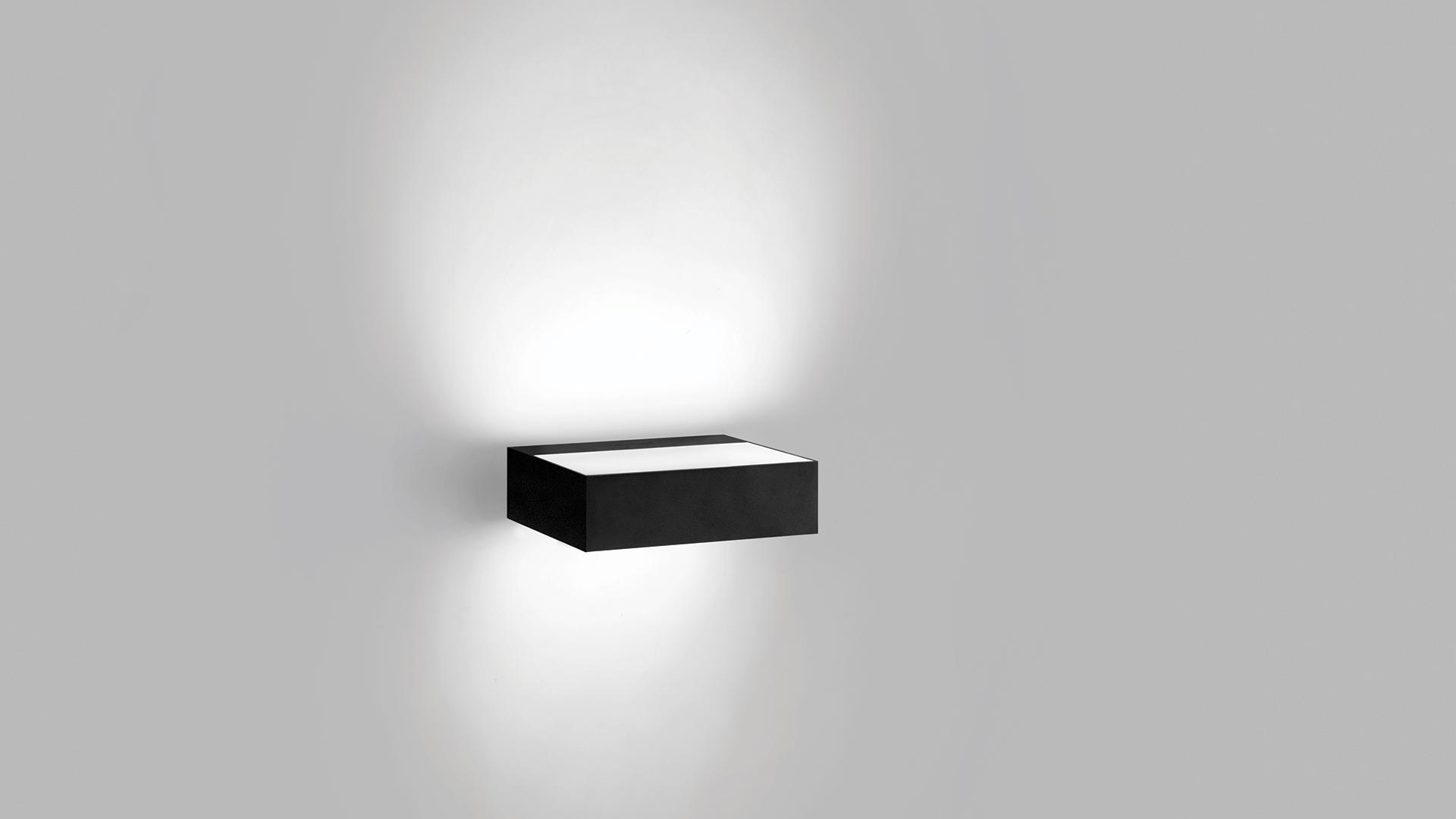 LED direct-indirect light aluminium wall light |  by Arkoslight