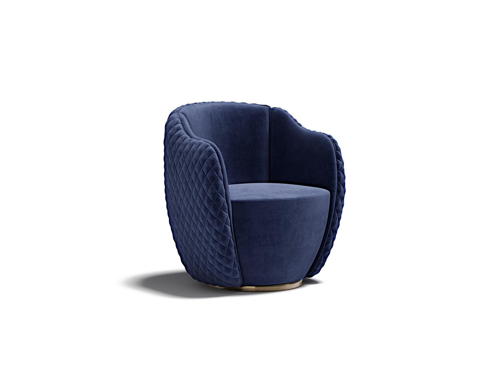 Upholstered fabric armchair with armrests | Audrey S by Capital Collection