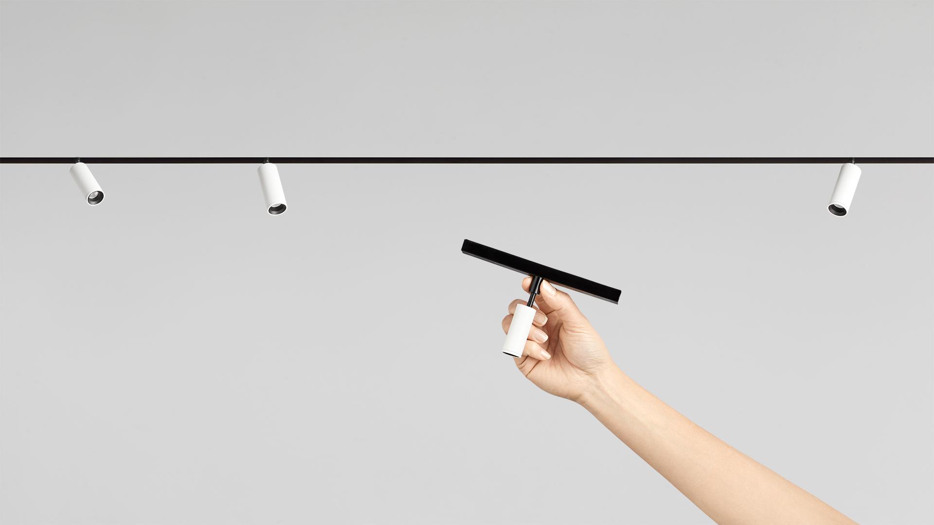 LED aluminium track-Light | Fit 35 48v Double by Arkoslight