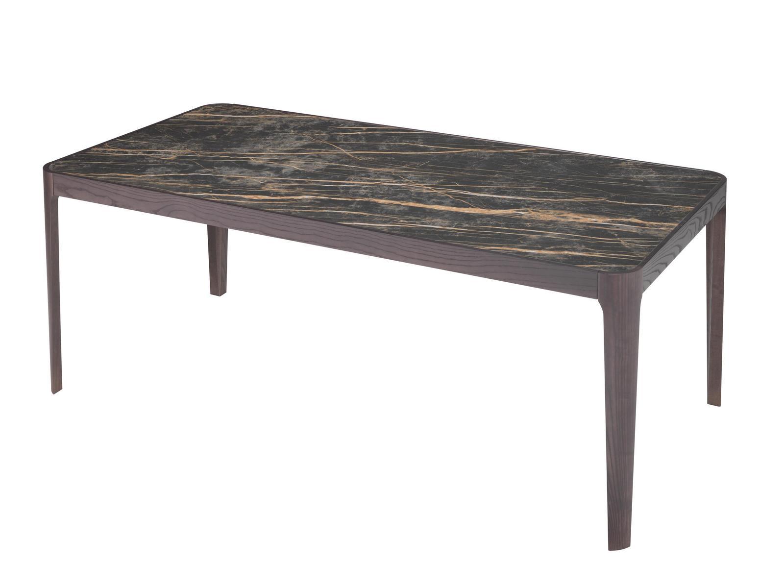 Extending rectangular ceramic table | Cross by Riflessi
