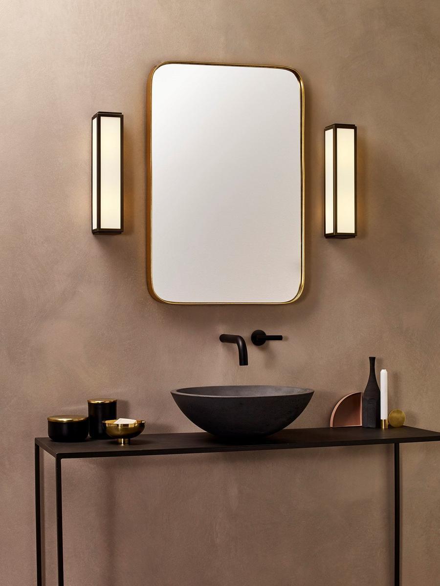 Glass and steel wall lamp | Mashiko 360 Classic by Astro lighting
