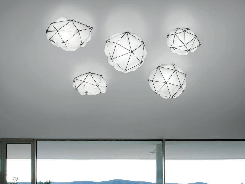 Contemporary style wall lamp / ceiling lamp | Semai Pp/pl by Vistosi