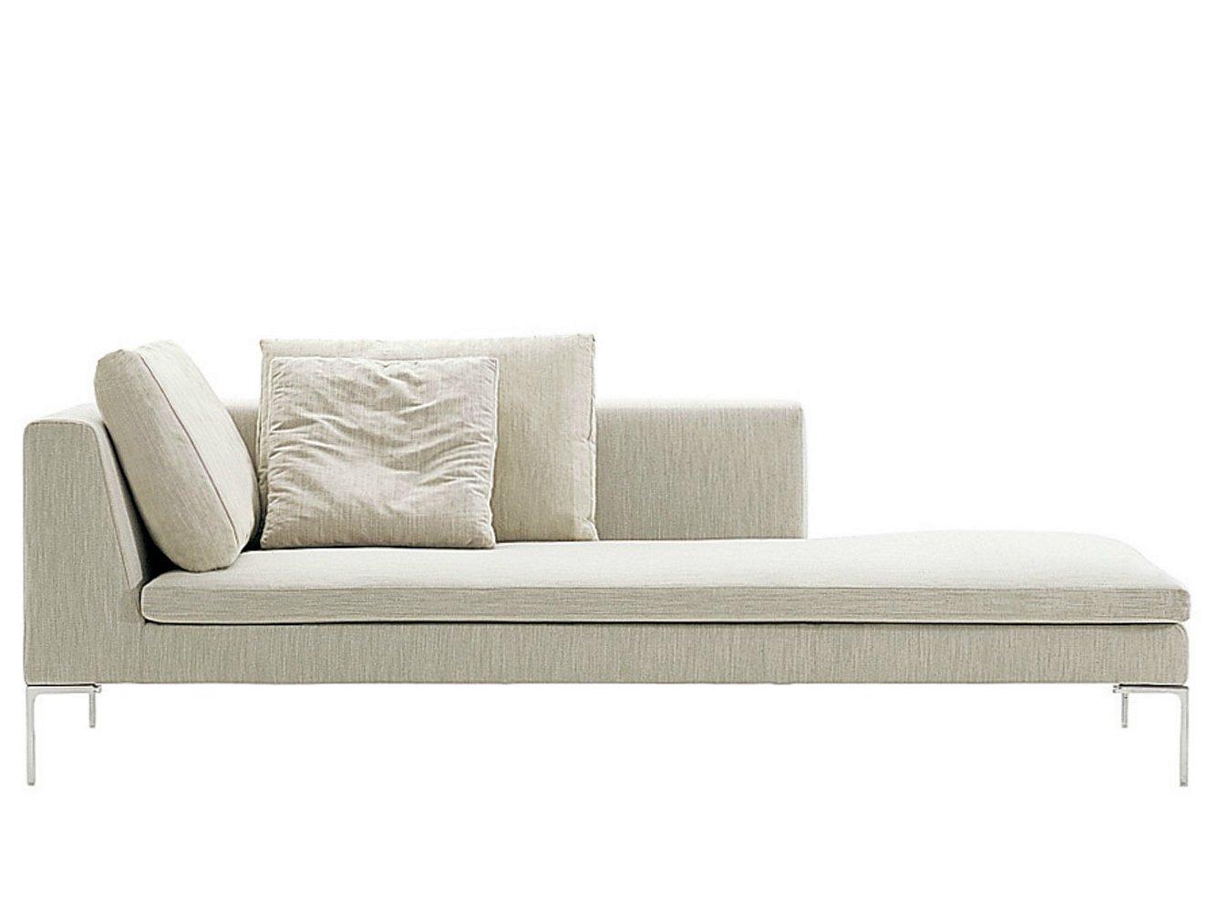 Upholstered fabric day bed | Charles by B&B Italia