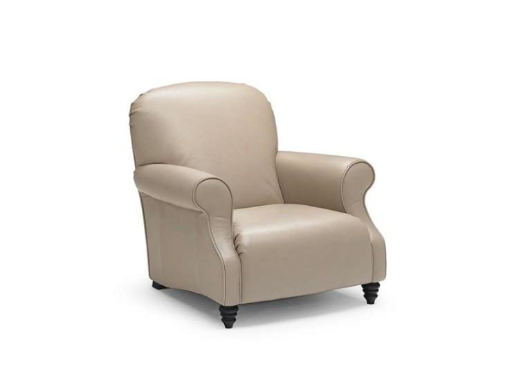 Leather armchair with armrests | Butterfly by Natuzzi Italia