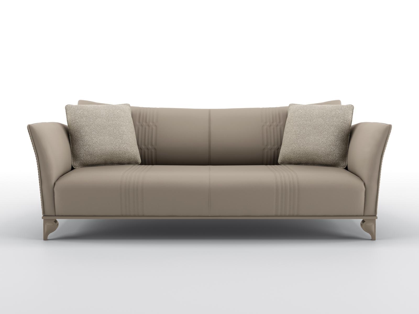 3 seater leather sofa | Hemingway by Bruno Zampa