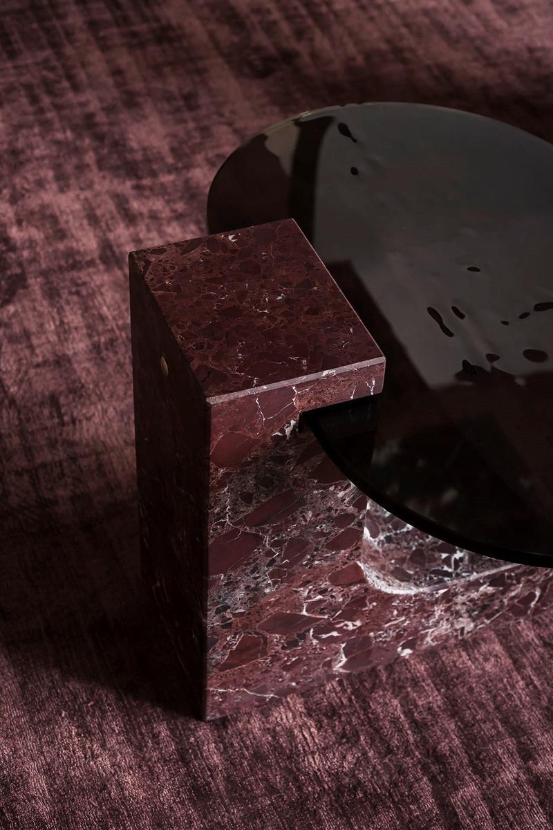 Round side table | Verre Particulier by Baxter