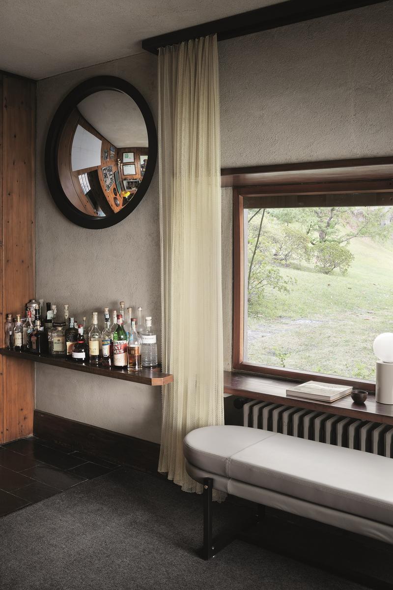 Upholstered fabric bench | Sigmund by Arflex