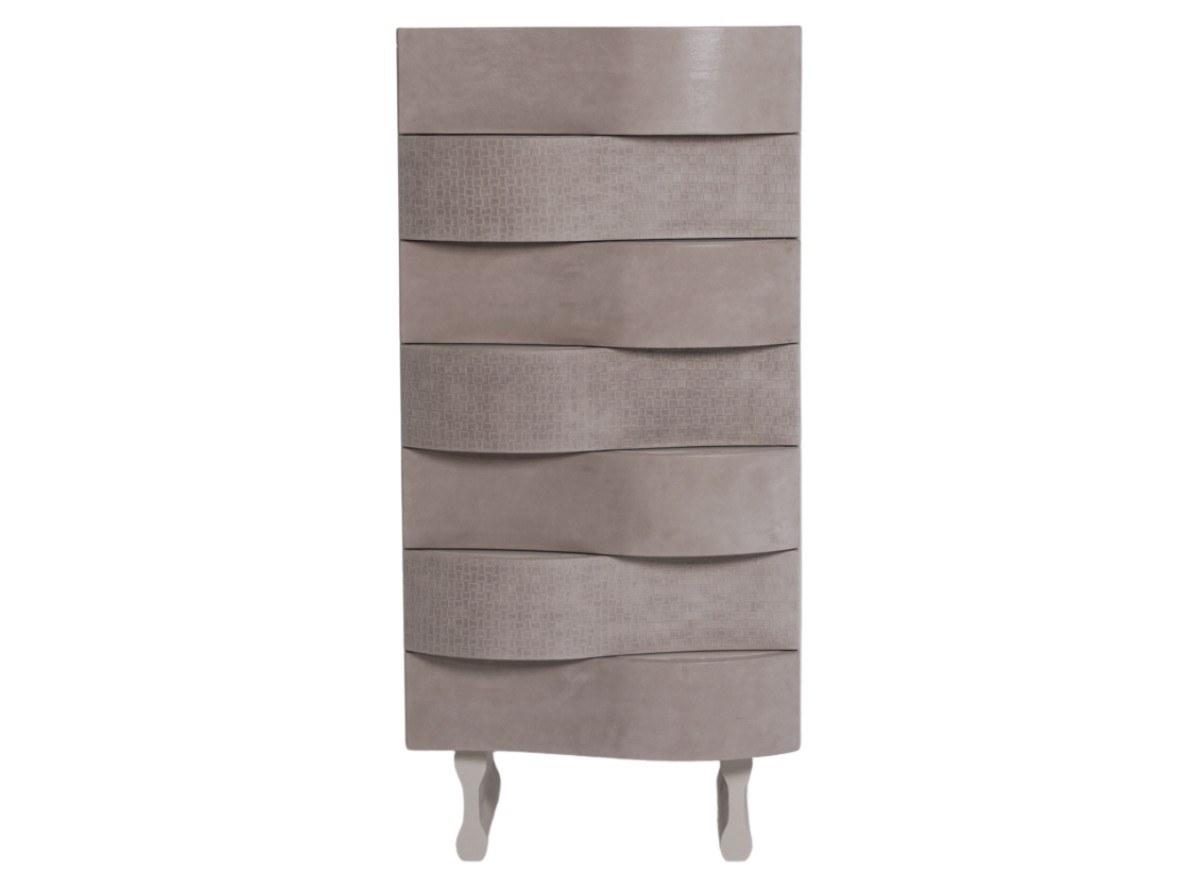 MDF and cowhide chest of drawers | Ola by Mantellassi 1926