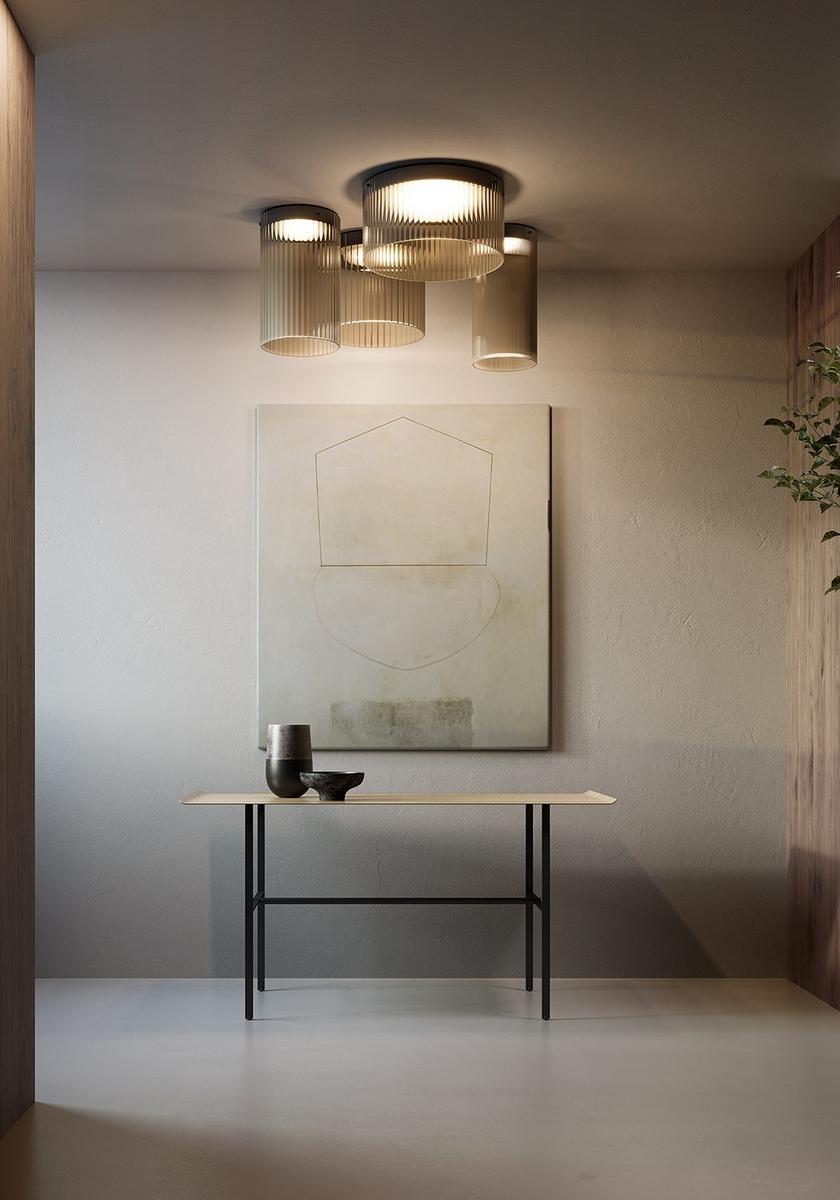 LED blown glass ceiling lamp | Giass by Kundalini