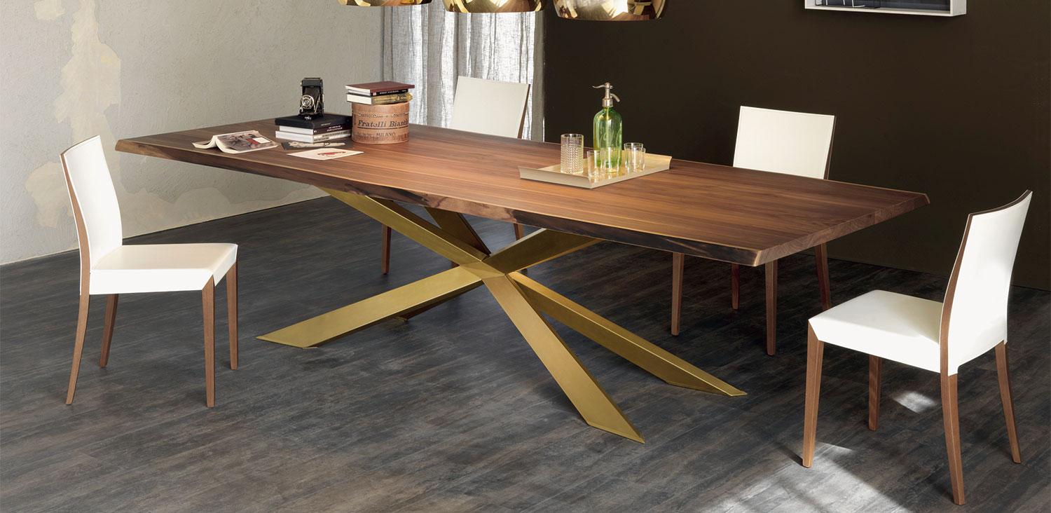 Rectangular veneer table | Spyder Wood by Cattelan Italia