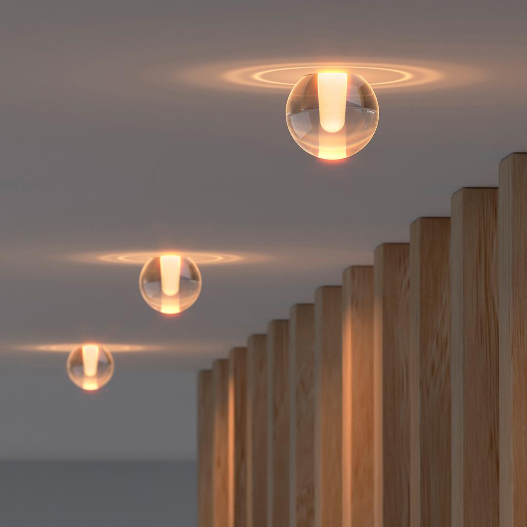 LED semi-inset glass spotlight | Alaska Trimless by Arkoslight