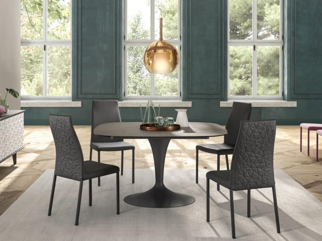 Extending square crystal table | Bravo by Ozzio Italia