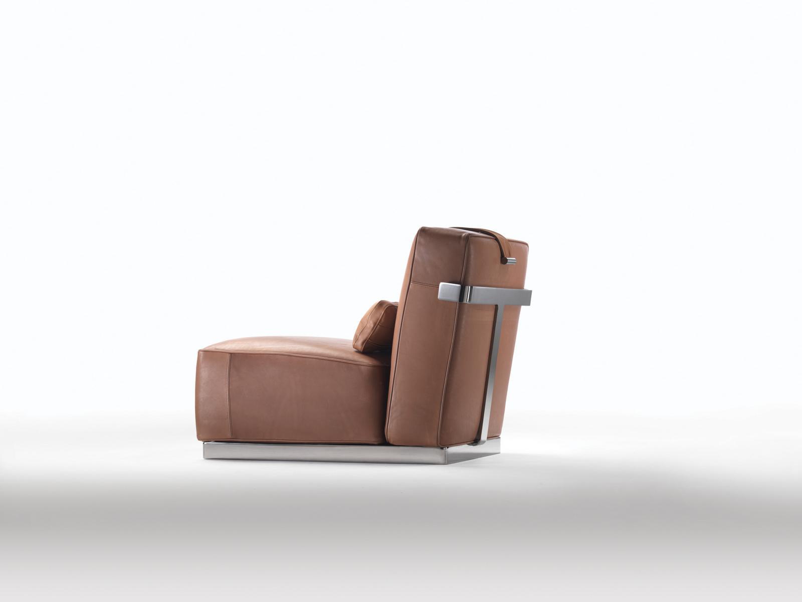 Recliner leather armchair | A.b.c.d. by Flexform
