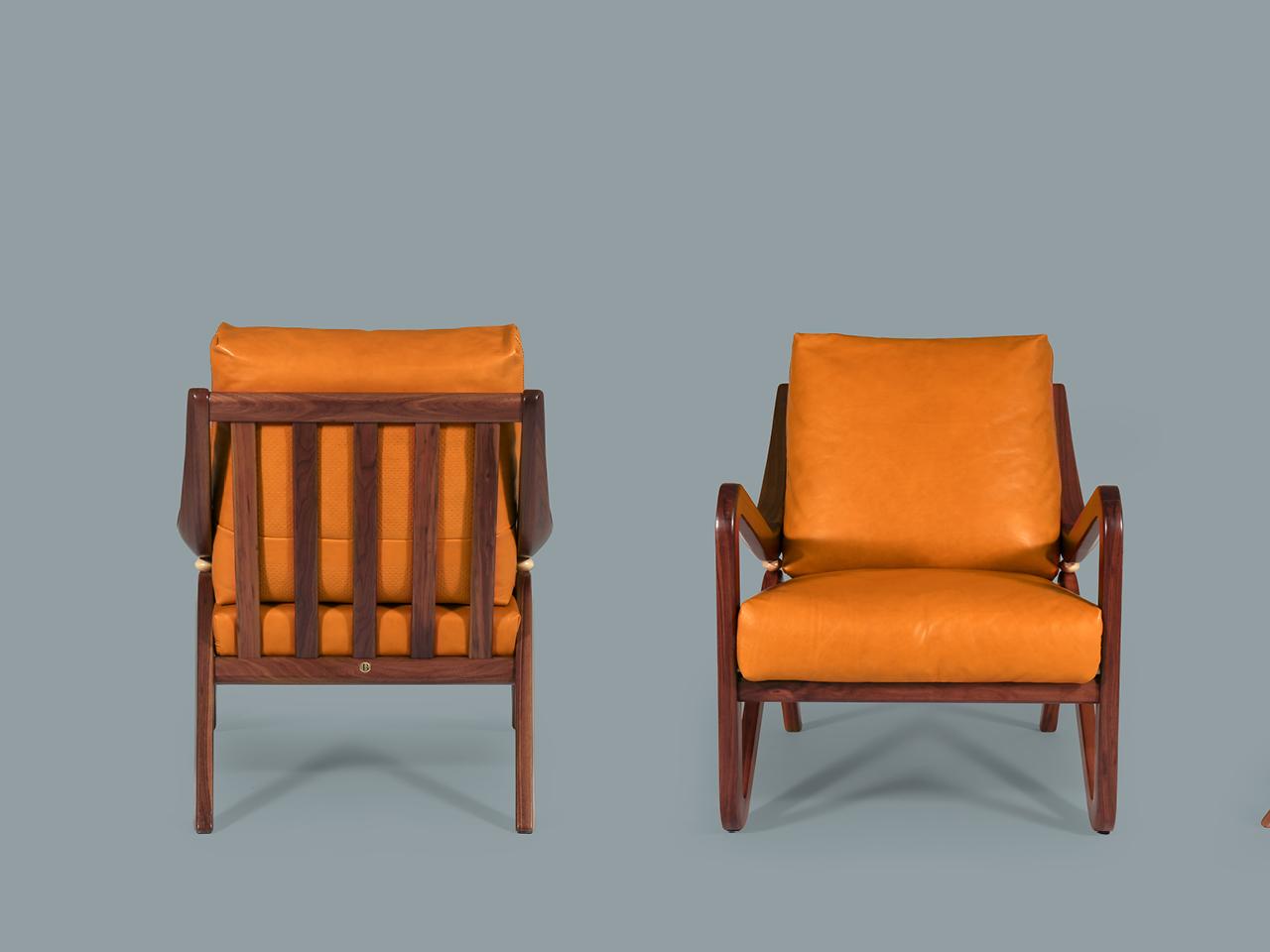 Leather armchair with armrests | Taylor by Borzalino