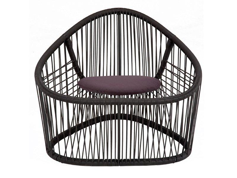 Stainless steel and PVC armchair | Club 1009 by Zanotta