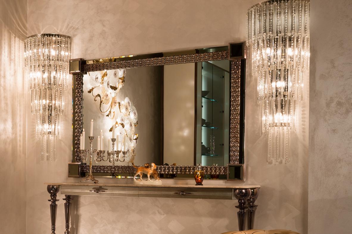 Framed wooden mirror | Ola by Mantellassi 1926