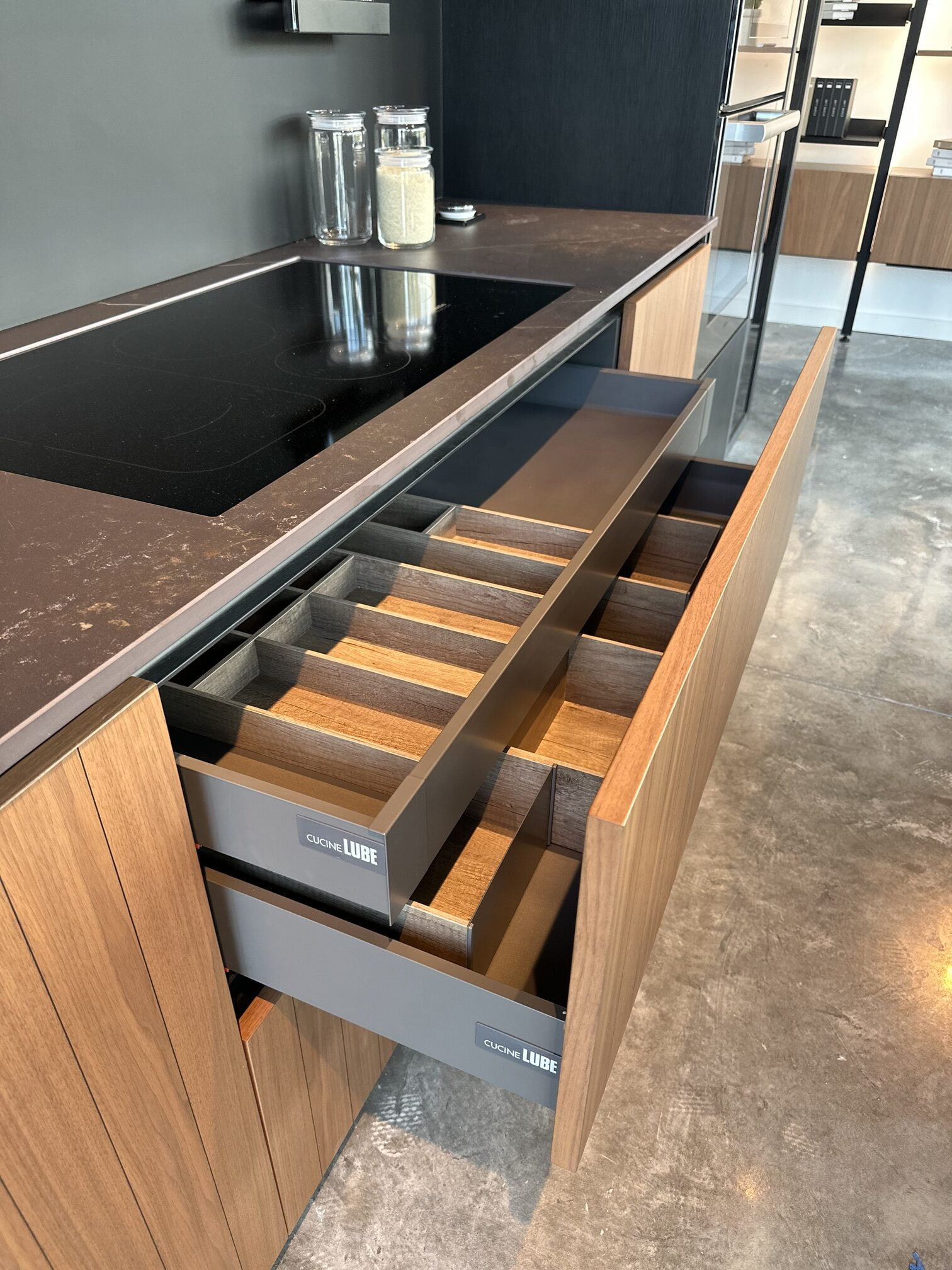 Kitchen without handles Lube Cucine Oltre