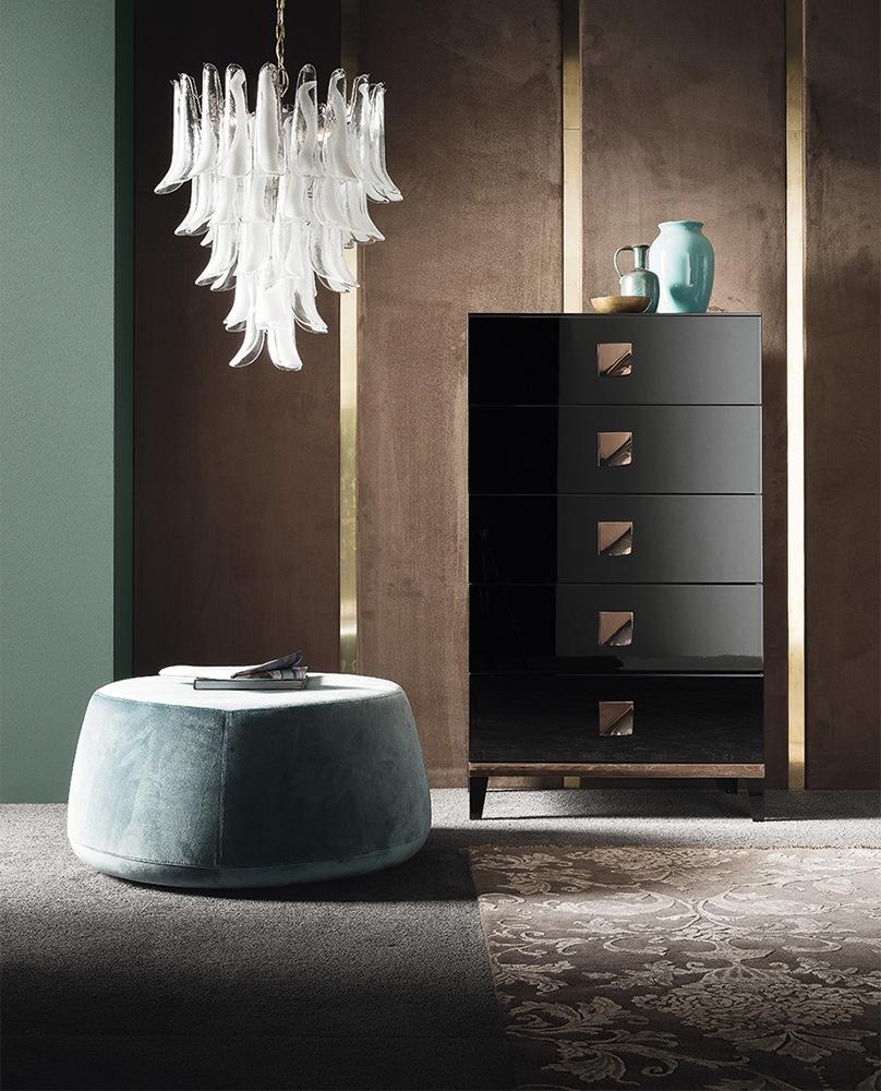 Lacquered bedroom set | Mont Noir by ALF Italia
