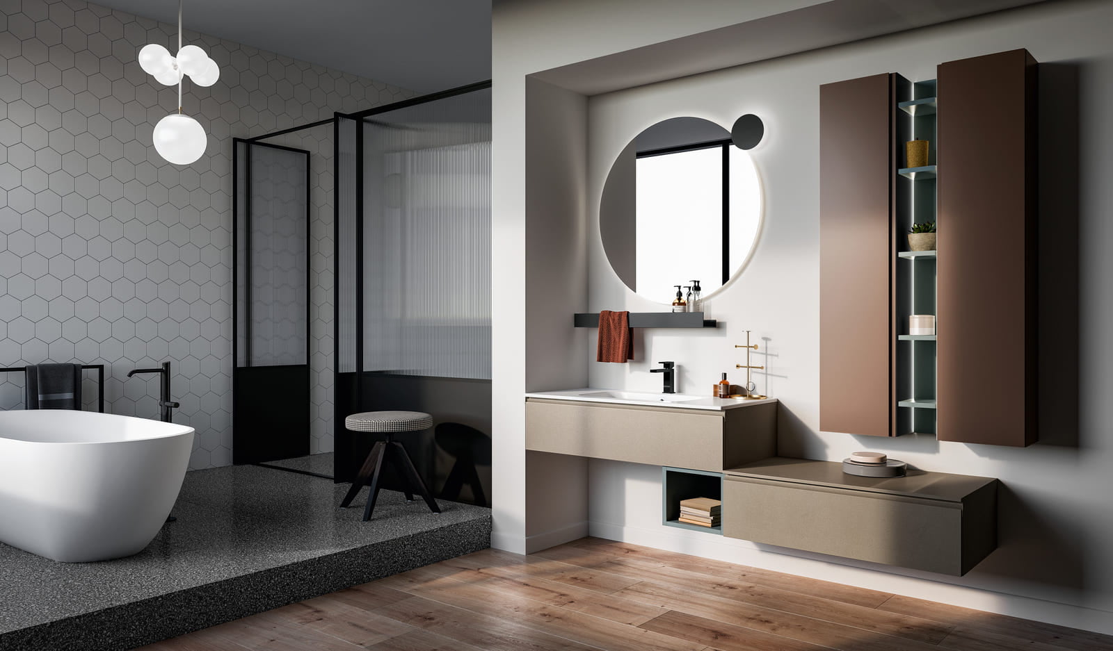 Melamine bathroom | Lapis by Birex