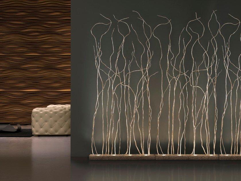 Halogen handmade bronze floor lamp | Wind Pa633/4 by Serip