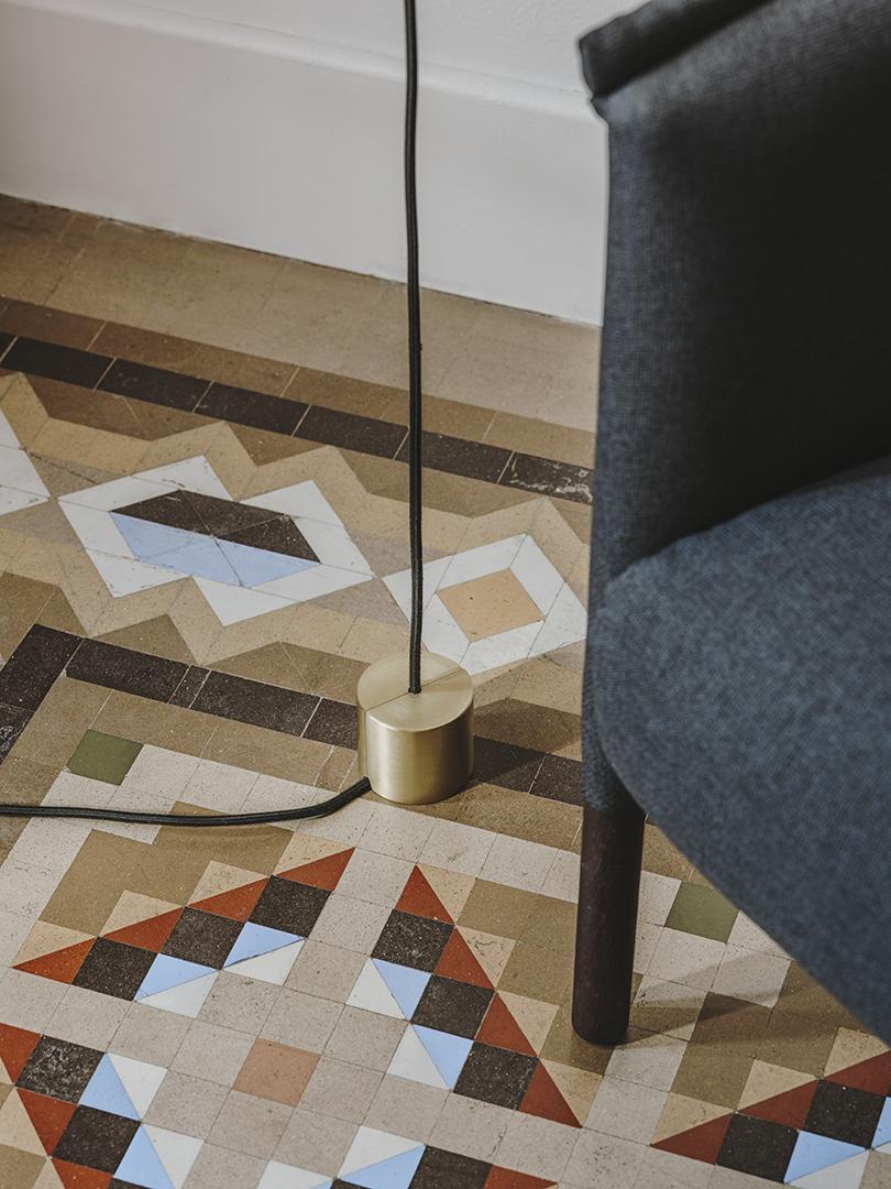 LED steel floor lamp | Noway by Leds C4