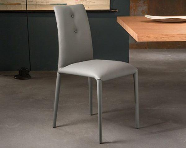 Design upholstered leather restaurant chair | Sonia by Riflessi